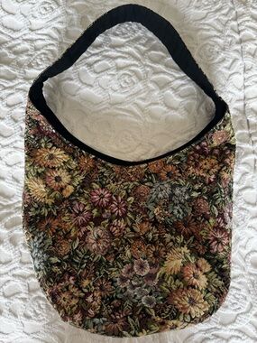 Y2K Floral Tapestry Hobo Bag Boho Slouch Shoulder Purse USA